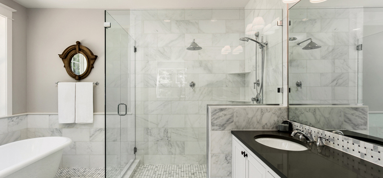 bathroom shower door installation in Mira Monte